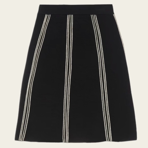 NWOT, Sandro Black and White Skirt - Picture 4 of 9